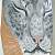 irbis schneeleopard malerei
